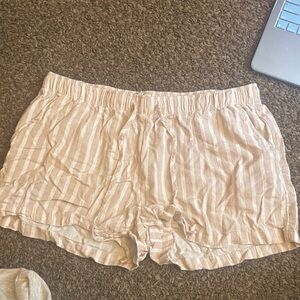 Striped Women's Beach/bikini cover up shorts